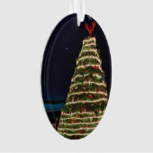 kerstboomversiering met lasterval ornament (voorkant)