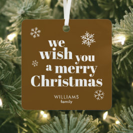 Kerstboomversiering Metalen Ornament