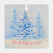 kerstboomversiering metalen ornament (Voorkant)