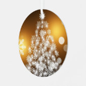 kerstboomversiering metalen ornament (Voorkant links)