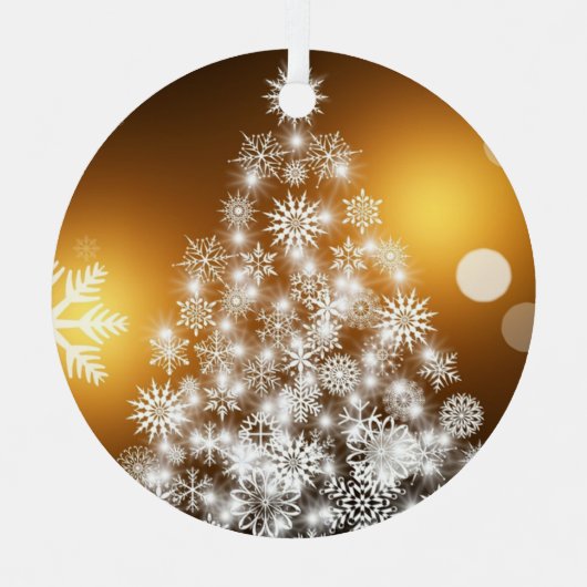 kerstboomversiering metalen ornament (Voorkant)