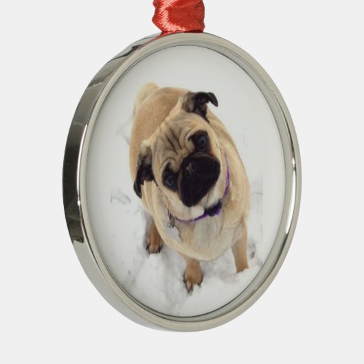 kerstboomversiering metalen ornament (Rechts)