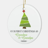 Kerstboomversiering Oma en Oma Keramisch Ornament (Links)