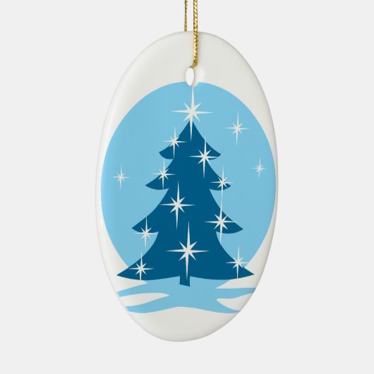 kerstboomversiering op maat keramisch ornament (Rechts)