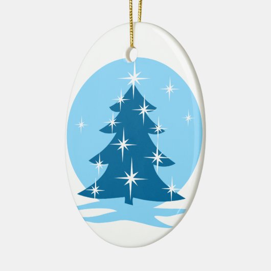 kerstboomversiering op maat keramisch ornament (Links)