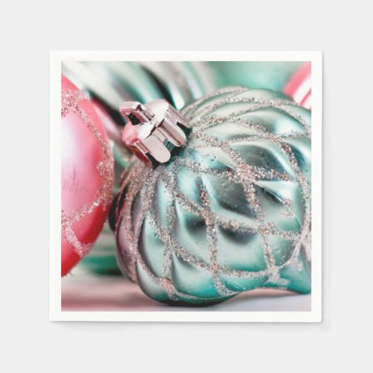  kerstboomversiering servetten (Voorkant)