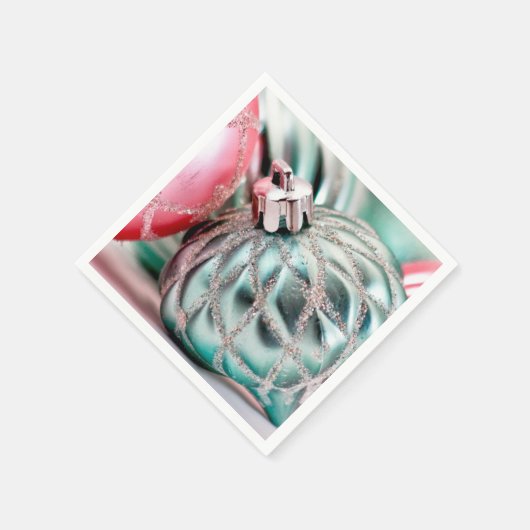  kerstboomversiering servetten (Hoek)