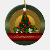 kerstboomversiering Tennessee Keramisch Ornament (Voorkant)