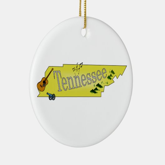 kerstboomversiering Tennessee Keramisch Ornament (Rechts)