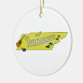 kerstboomversiering Tennessee Keramisch Ornament (Links)