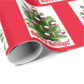 kerstboomversiering Vist Cadeaupapier (Rol Hoek)