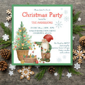 kerstboomversiering voor kerstfeest kaart