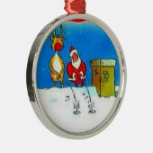 kerstboomversiering voor kerstmis met kerstmis metalen ornament (Rechts)