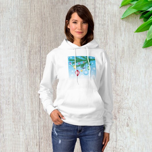 kerstboomversiering Womens Hoodie