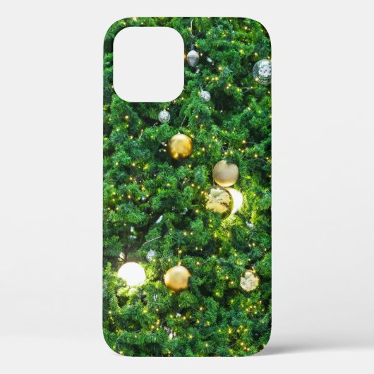 Kerstboomversieringen achtergrond.  Gol Case-Mate iPhone Case (Achterkant)