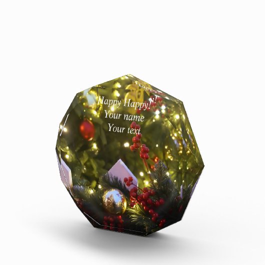 kerstboomversieringen fotoblokken (Rechts)