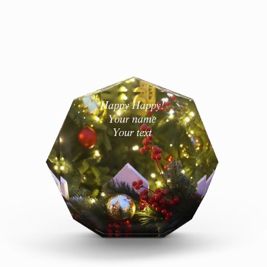 kerstboomversieringen fotoblokken (Voorkant)