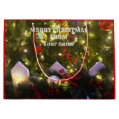 kerstboomversieringen groot cadeauzakje (Voorkant)