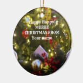 kerstboomversieringen keramisch ornament (Links)