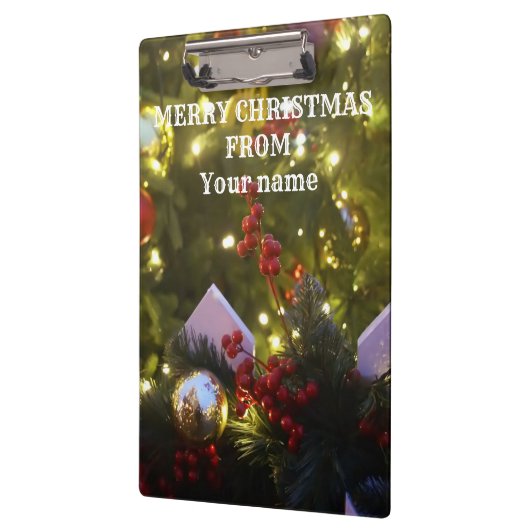 kerstboomversieringen klembord (Links)