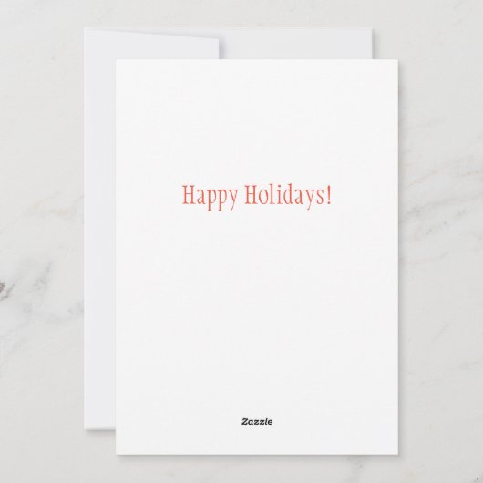  kerstboomversieringen met Retro-kerstbomen Feestdagenkaart (Achterkant)