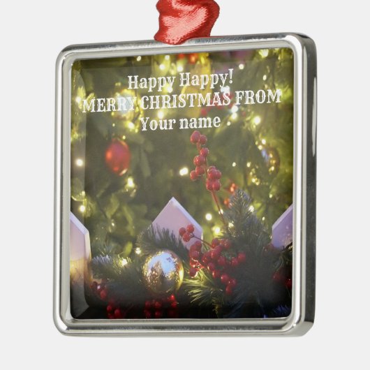 kerstboomversieringen metalen ornament (Links)