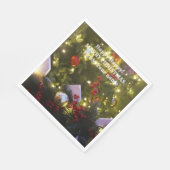 kerstboomversieringen servet (Hoek)