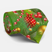 kerstboomversieringen stropdas rood groen (Opgerold)