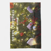 kerstboomversieringen theedoek (Verticaal)