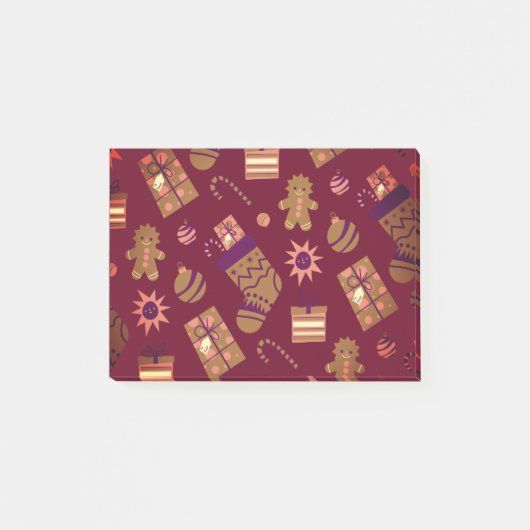 kerstboomversieringen van de Winterfeestdagen Post-it® Notes (Voorkant)