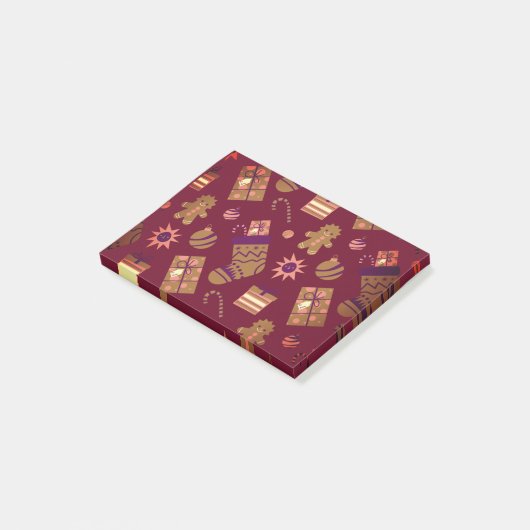 kerstboomversieringen van de Winterfeestdagen Post-it® Notes (Schuin)