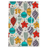  kerstboomversieringen voor feestdagen medium cadeauzakje (Achterkant)