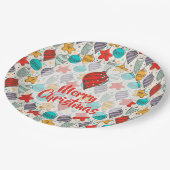 kerstboomversieringen voor feestdagen papieren bordje (Gekanteld)