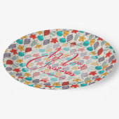 kerstboomversieringen voor feestdagen papieren bordje (Gekanteld)