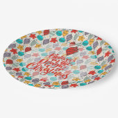  kerstboomversieringen voor feestdagen papieren bordje (Gekanteld)