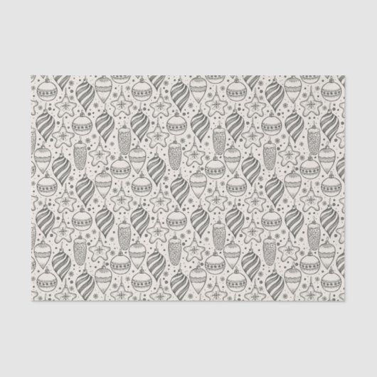  kerstboomversieringen voor feestdagen tissuepapier (Voorkant)