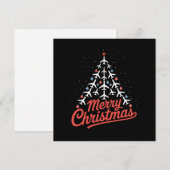 Kerstboomvlieger Feestdagenkaart (Voorkant / Achterkant)