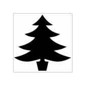 kerstboomvorm rubberstempel (Afrduk)