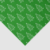 Kerstboomvormig groen achtergrondpapier tissuepapier (Detail)