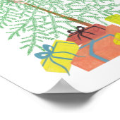 kerstboomwaarde Poster (Hoek)