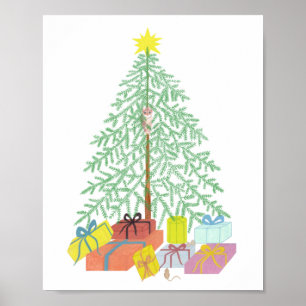 kerstboomwaarde Poster