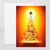kerstboomwenskaart feestdagenkaart (Voorkant / Achterkant)