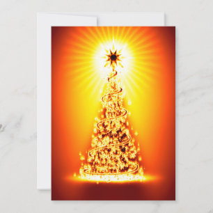 kerstboomwenskaart feestdagenkaart