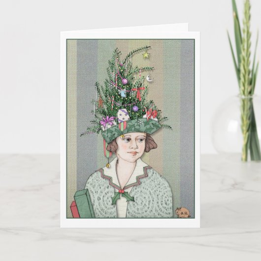 kerstboomwerkkaart kaart (Voorkant)