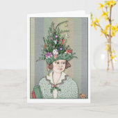 kerstboomwerkkaart kaart (Gele Bloem)