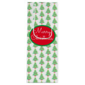 kerstboomwijn wijn cadeautas (Voorkant)