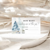 kerstboomwinter: hoeveel snoepjes kaart