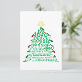 kerstboomwoorden informatiekaartje (Staand voorkant)