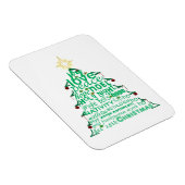 kerstboomwoorden magneet (Rechterzijde)