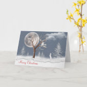 kerstboomwortel en konijn kaart (Gele Bloem)